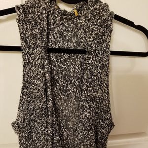 Long hooded cardigan with side pockets, large